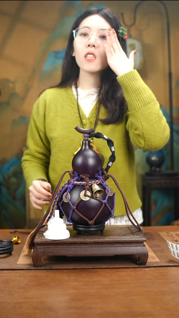 XJ053网兜款大漆酒葫芦（现货现发）