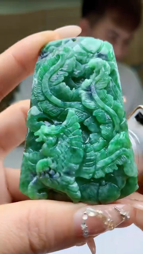 【闪购商品】定制翡翠未镶嵌4868ty-毛货挂件25