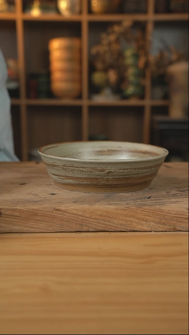 岁月风情的9英寸螺纹直筒盘