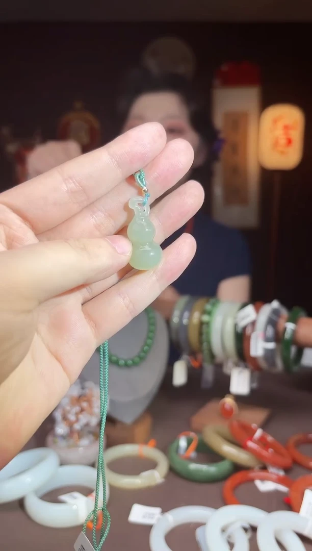 和田玉未镶嵌挂件yu10 葫芦