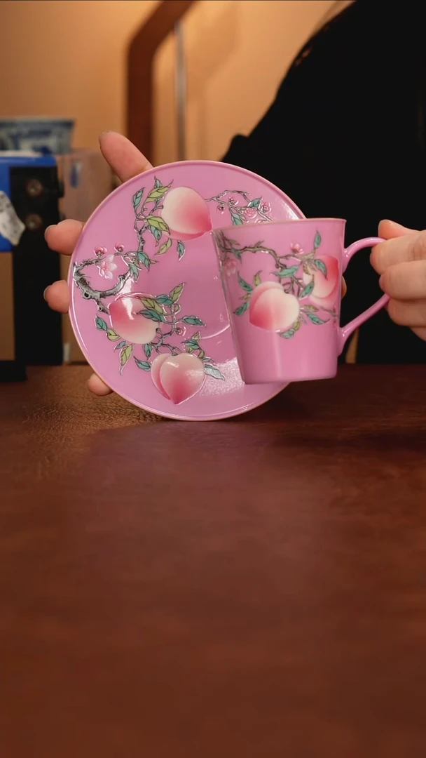 景德镇瓷器，青花瓷手绘茶具~