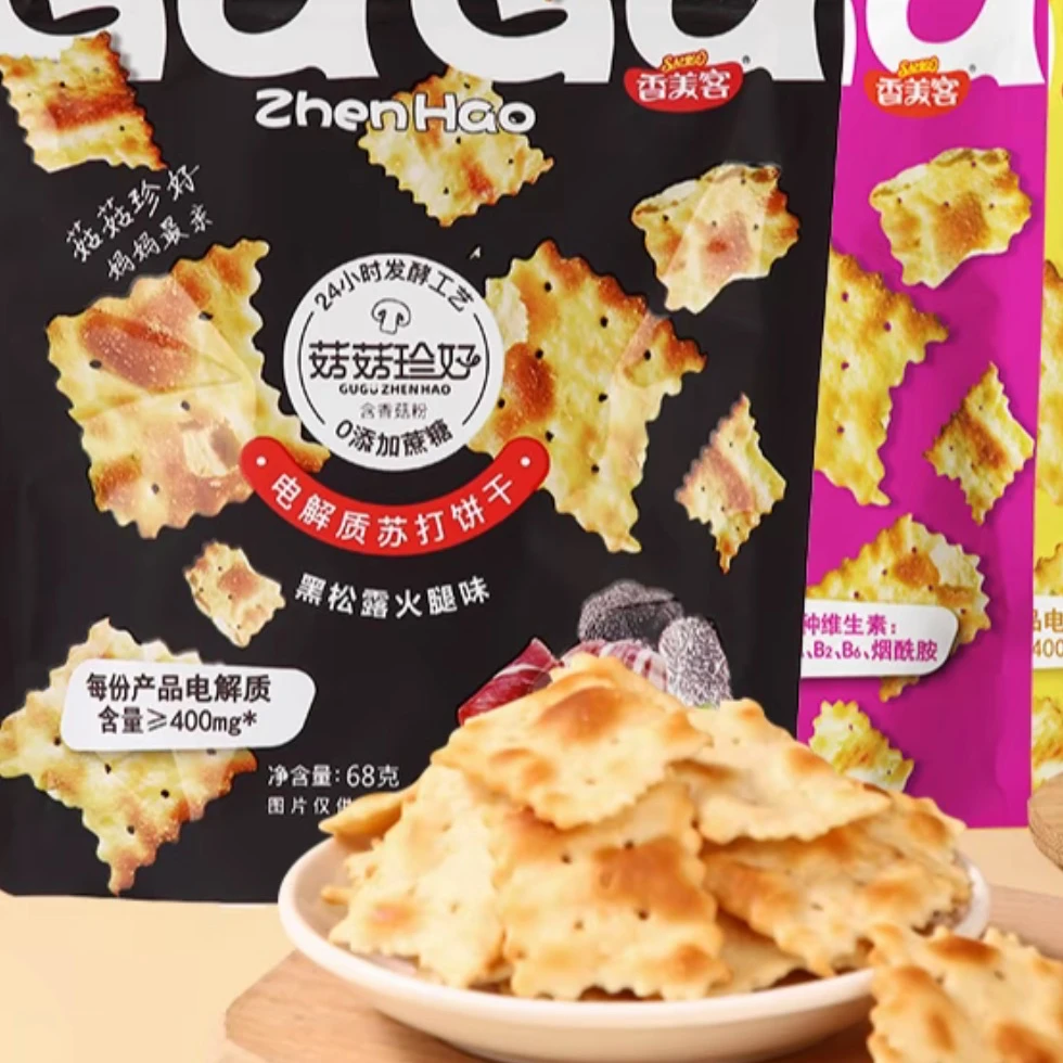 苏打饼干口味零食 68克