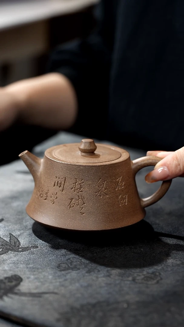茶壶紫砂西*西玉成窑柱础刻绘