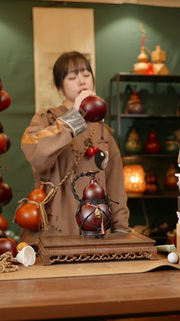 211号精品天然大漆酒葫芦一物一拍~