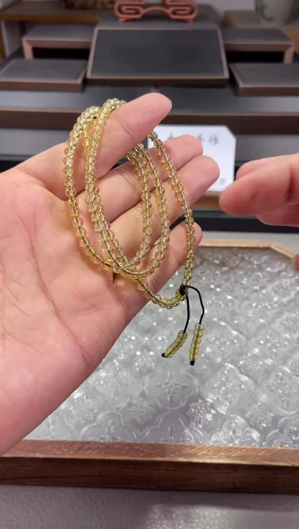 手链琥珀未镶嵌天空蓝项链【多样性发货其中一】