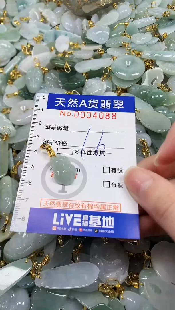 颈饰未镶嵌翡翠纯天然a货翡翠