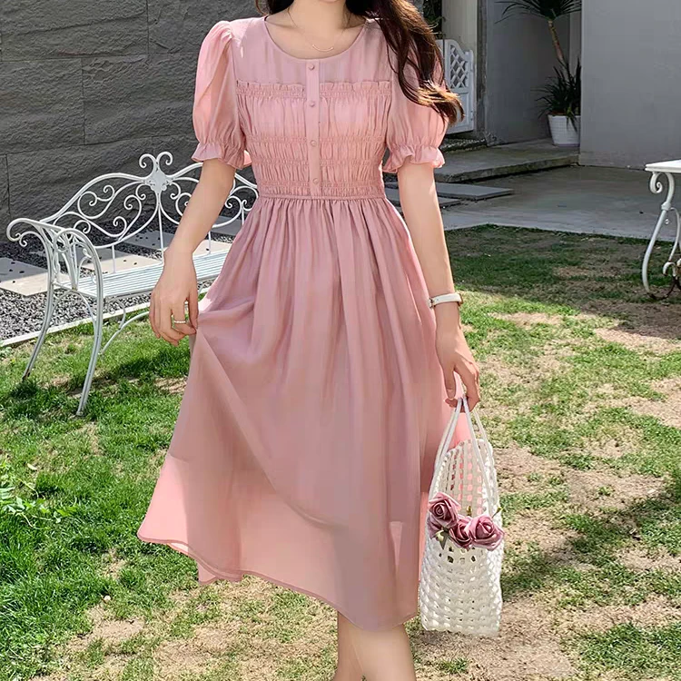 P0001-P1000（直播间款式编码为准）夏季新款连衣裙收腰裙子显瘦