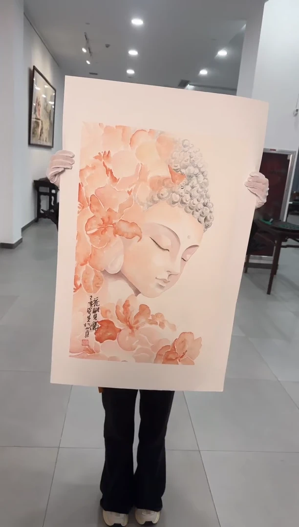 国画7送书众合郝凤先老师作品