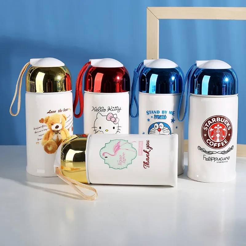 【新疆西藏包邮】茶杯真空便携款网红马克杯双饮款卡通时尚