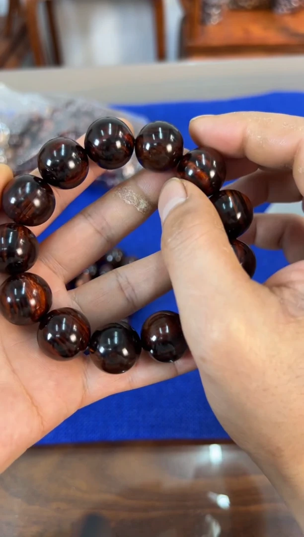 手串/手链黄花梨/降香黄檀1.8紫油梨水波纹手串