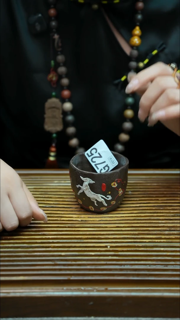 万古烧粗陶手工茶具