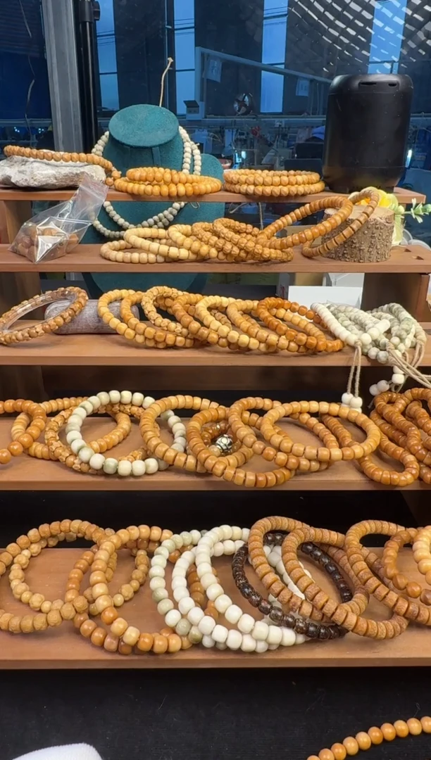 【闪购商品】菩提根/象牙果手串龙脊长串脖挂120颗