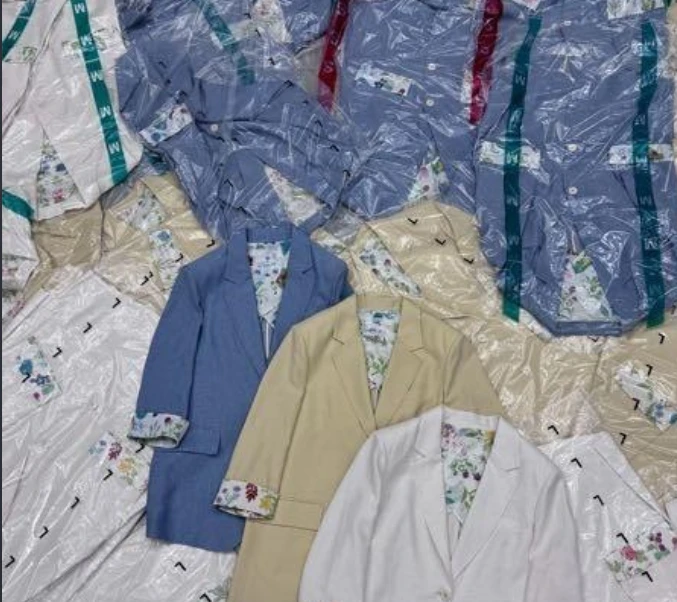 DEZI宝藏衣橱设计款拼接手袖西装外套HD62931066