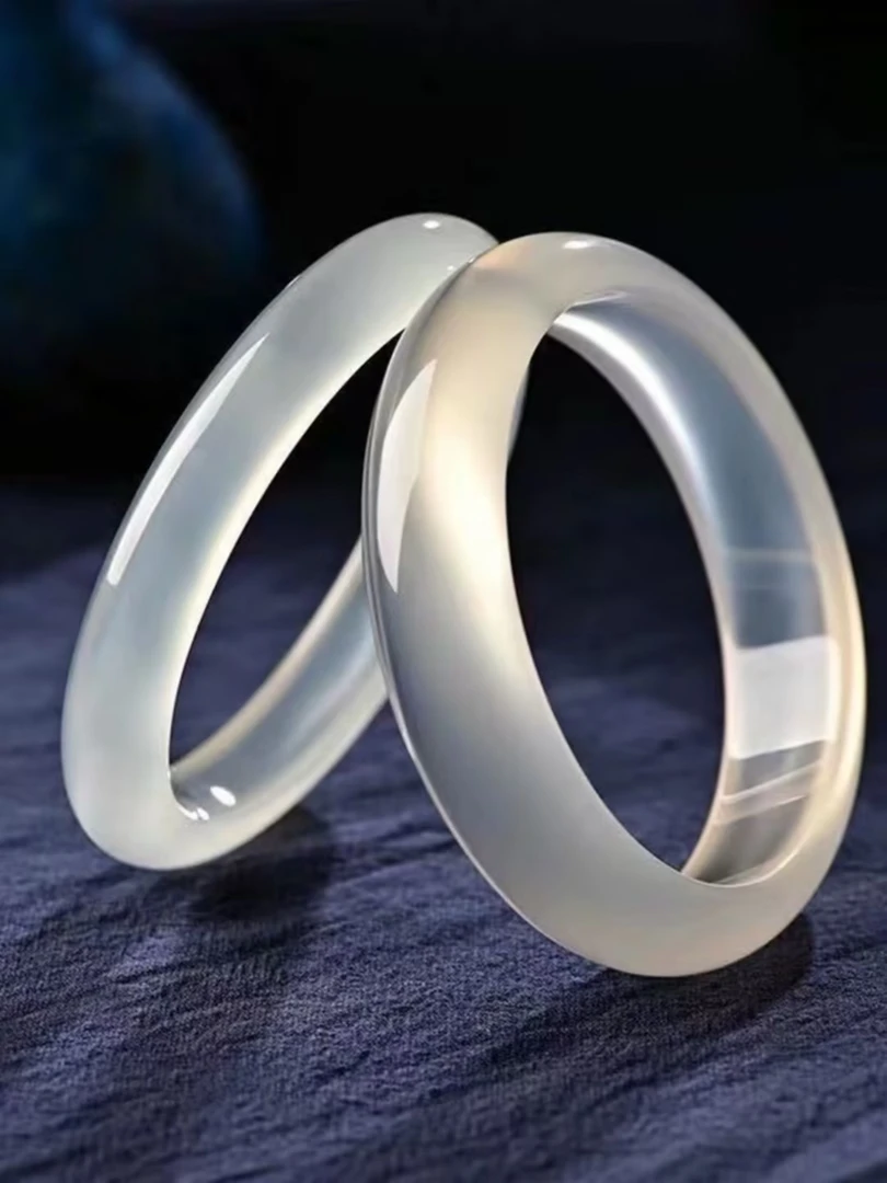 天然马料玛瑙高冰波香槟金手镯无忧化原色飘花矿点（多样性发货）