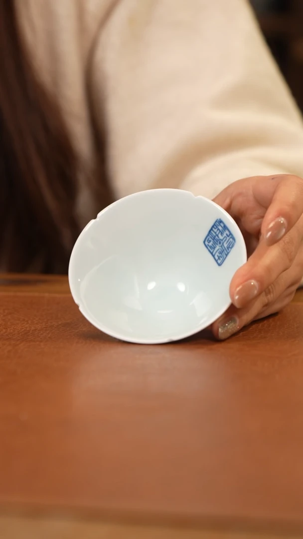 【闪购商品】杯景德镇九段烧斗笠杯