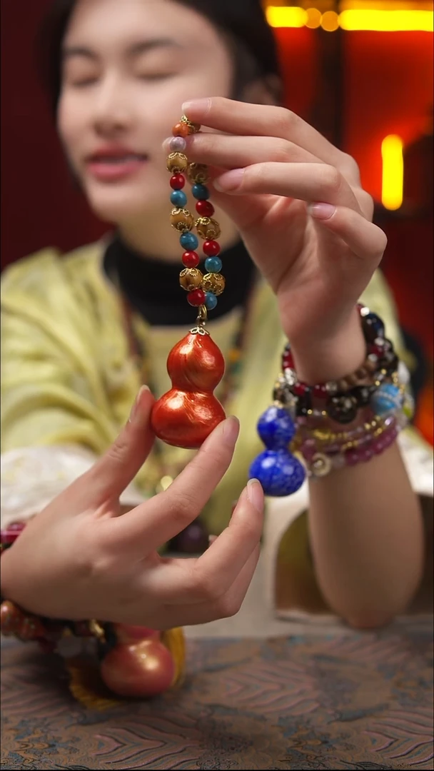 开播福利玖澄文创漆艺葫芦国风配饰葫芦系列