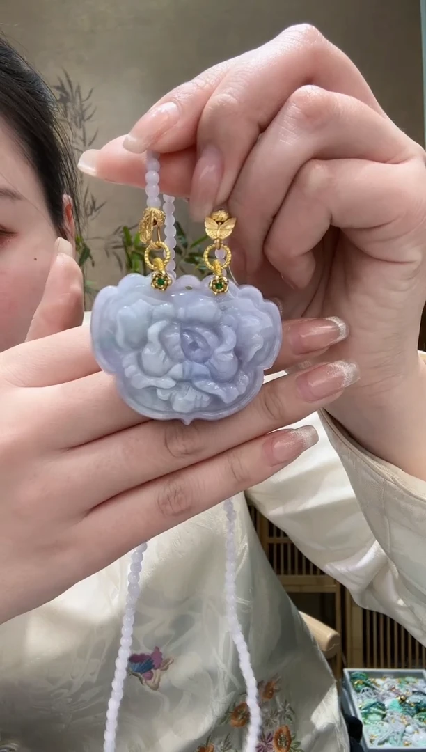 【闪购商品】翡翠耳饰未镶嵌吊坠