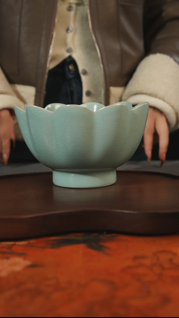 杯子瓷八*汝州原产地原矿仿古老釉q