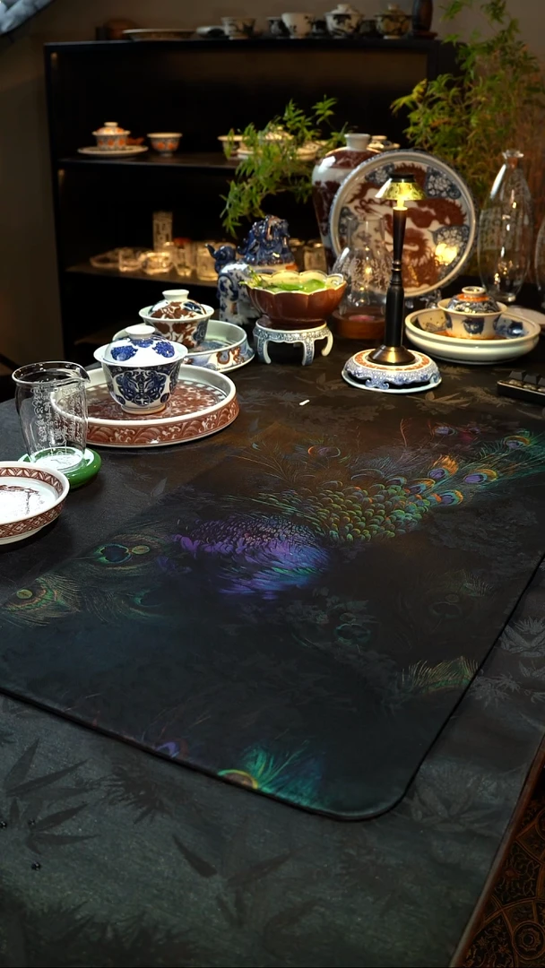 老叶红美术馆开播福利茶席4