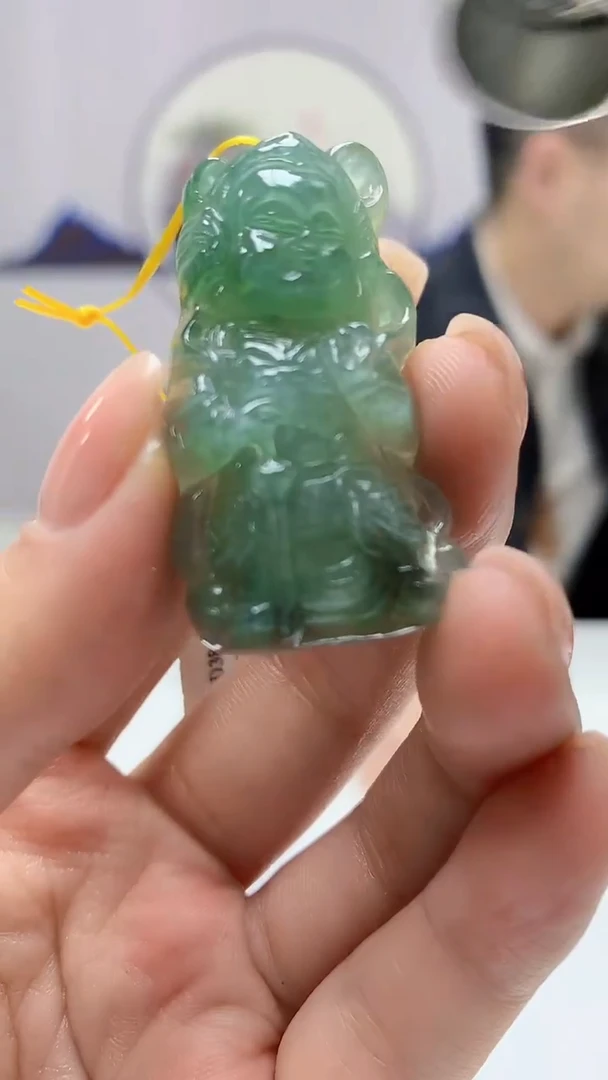 【闪购商品】定制翡翠未镶嵌5153ms-毛货195人物
