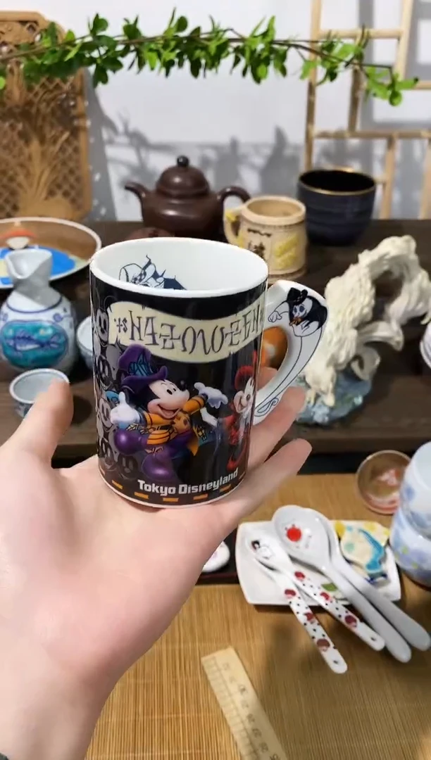 瓷片迪士尼纪念马克杯