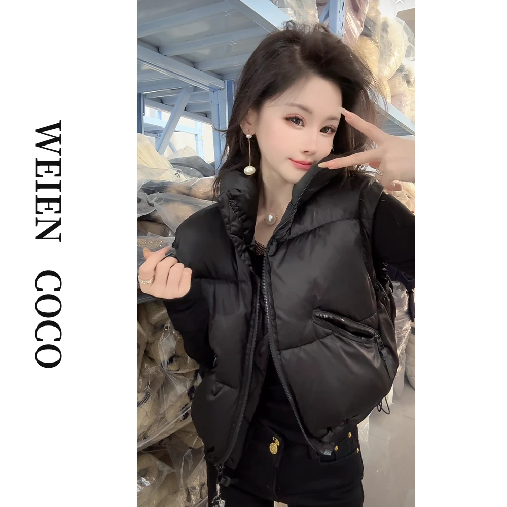 【薇恩COCO】时尚轻奢气质羽绒马甲百搭冬季女装外套S6410