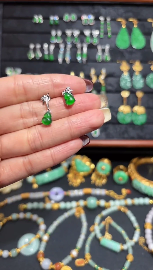 【闪购商品】翡翠颈饰银S925镶嵌蛋面/支持复检/一件