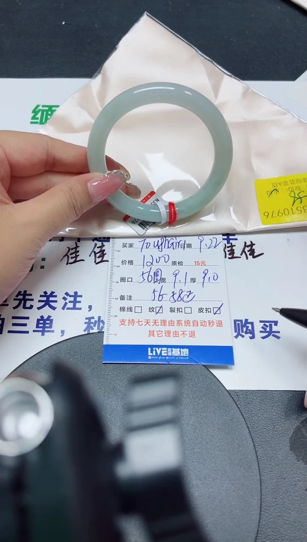 未镶嵌手镯翡翠T****l56圆/10976