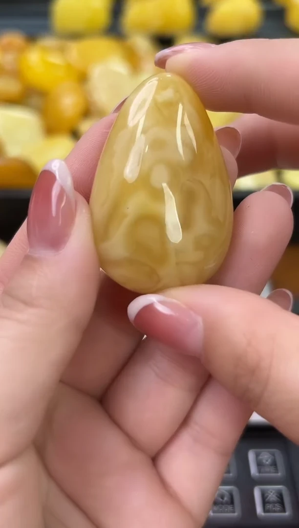 未镶嵌蜜蜡裸石琥珀蜜蜡吊坠
