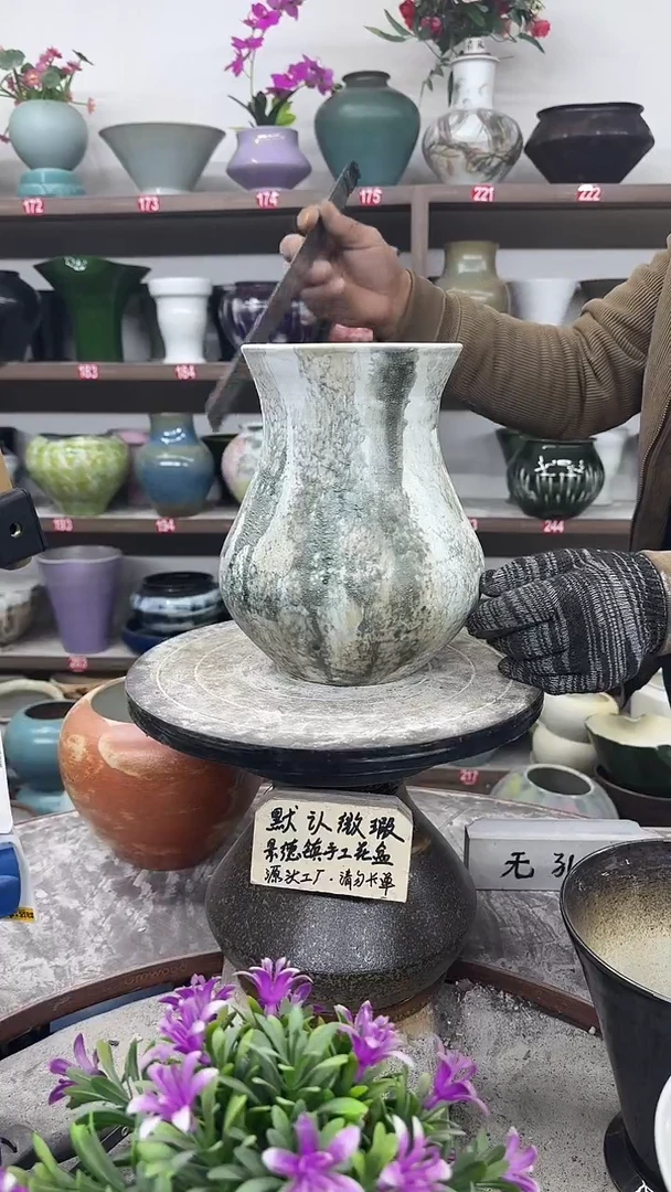 12-4-高23口14瑕-花盆