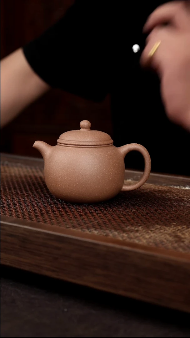 茶壶紫砂老段泥匏尊{大}