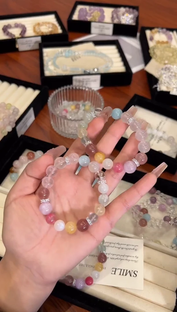 【闪购商品】水晶手链合金多宝手链x1561