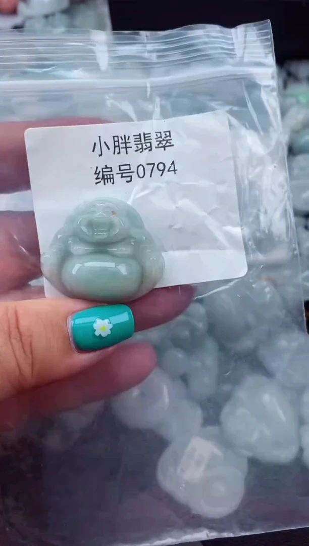 颈饰未镶嵌翡翠缅甸天然A货翡翠0794