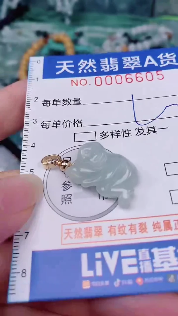 翡翠未镶嵌颈饰00006605