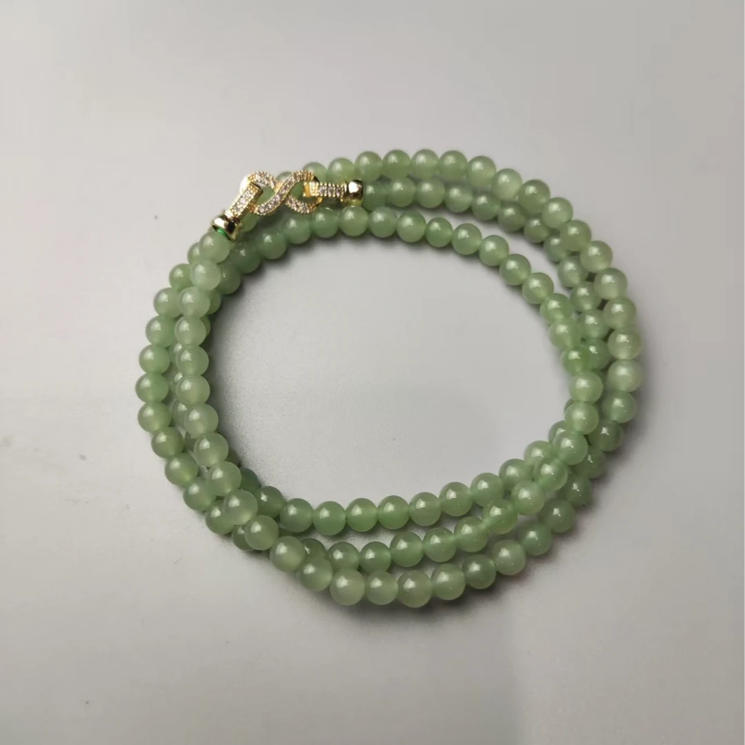 S和田玉----圆珠项链1260