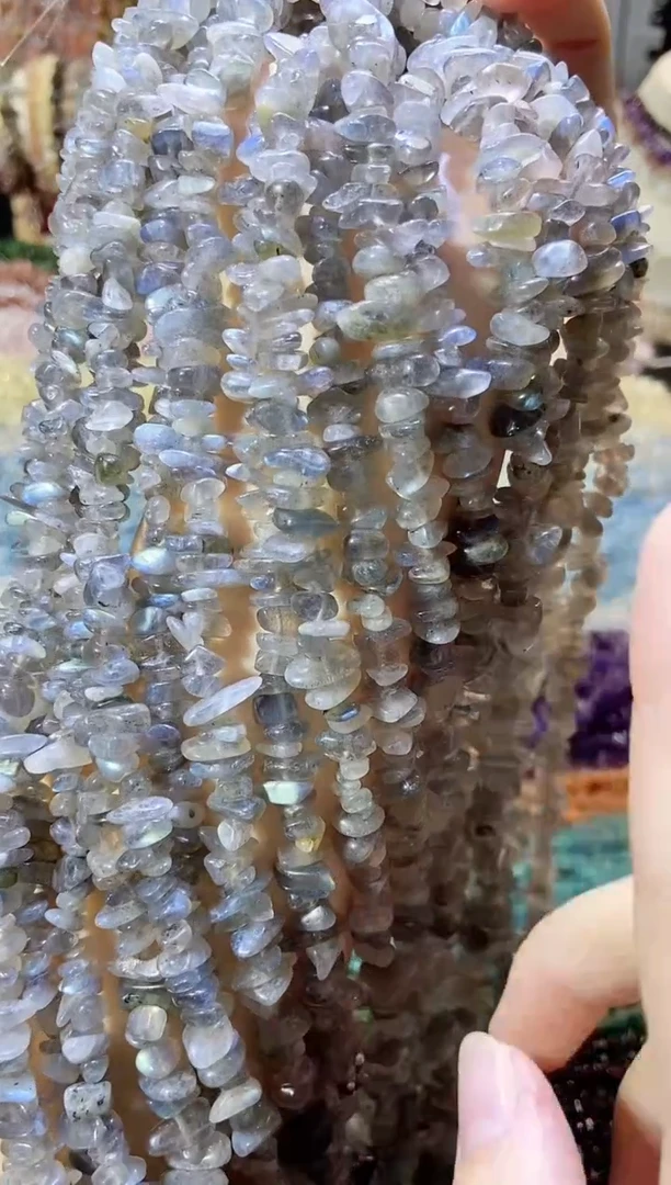 未镶嵌珠宝半成品水晶灰月光