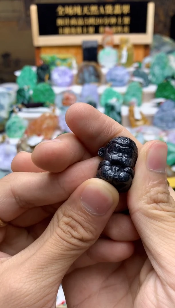 颈饰未镶嵌翡翠天然A货翡翠
