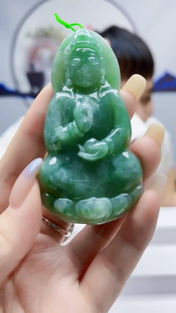 未镶嵌定制翡翠毛货-挂件31