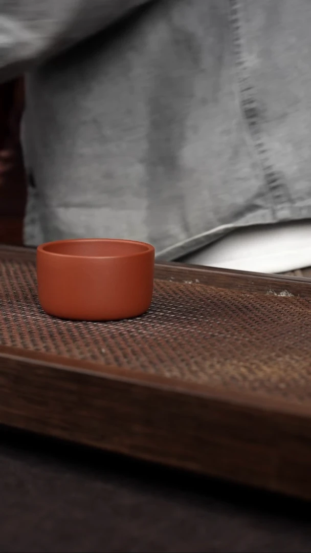 【闪购商品】紫砂茶杯底槽清矮杯