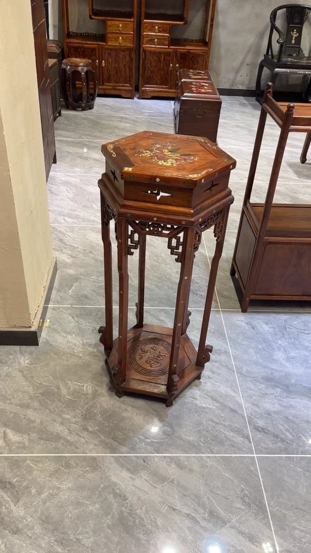 木喜鹊登梅六角花架