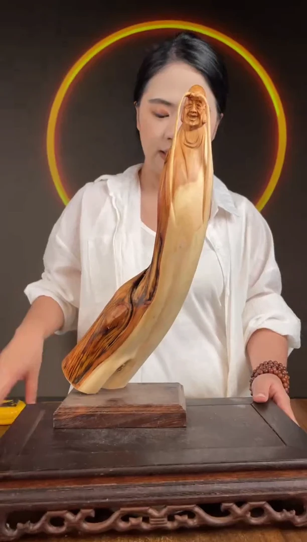 柏木（崖柏）手工摆件,先抢先得! 编号:212