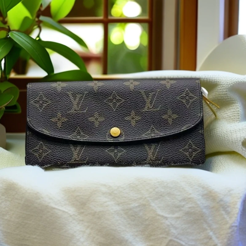 95新 LouisVuitton/路易威登 黄豆钱包1321 7519