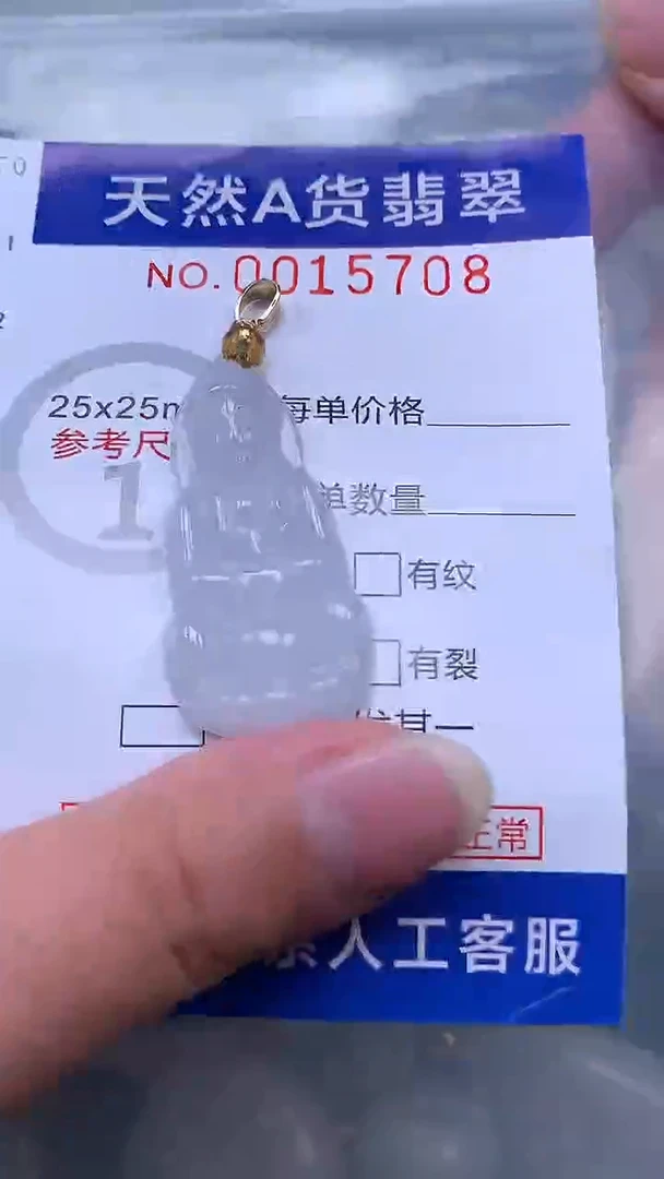 吊坠(赠链)未镶嵌翡翠1