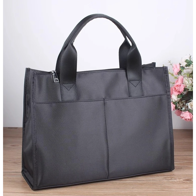 防水牛津托特手提大包通勤大容量上班外出电脑包手拎公文包文件袋