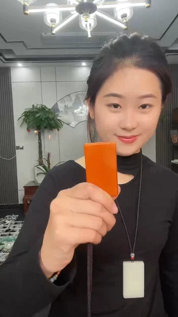 颈饰未镶嵌和田玉黄沁47无事牌多样性发货一