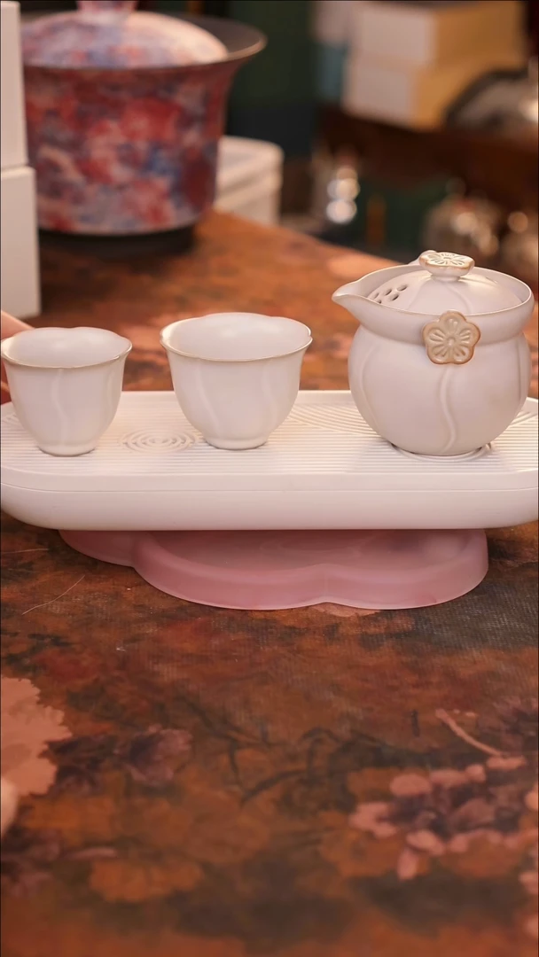 【闪购商品】陶瓷茶具（无礼盒无茶盘）@@A11124