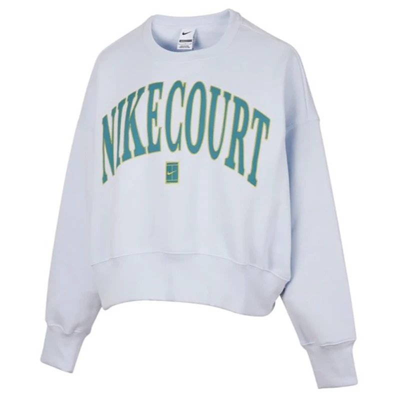 NIKE/耐克女NKCTCREW25新款加绒网球运动卫衣HQ0352-085