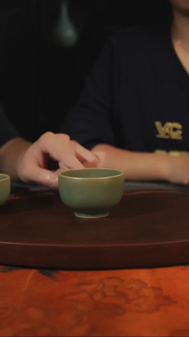 杯子柴烧大罗汉 汝州原产地原矿仿古老釉