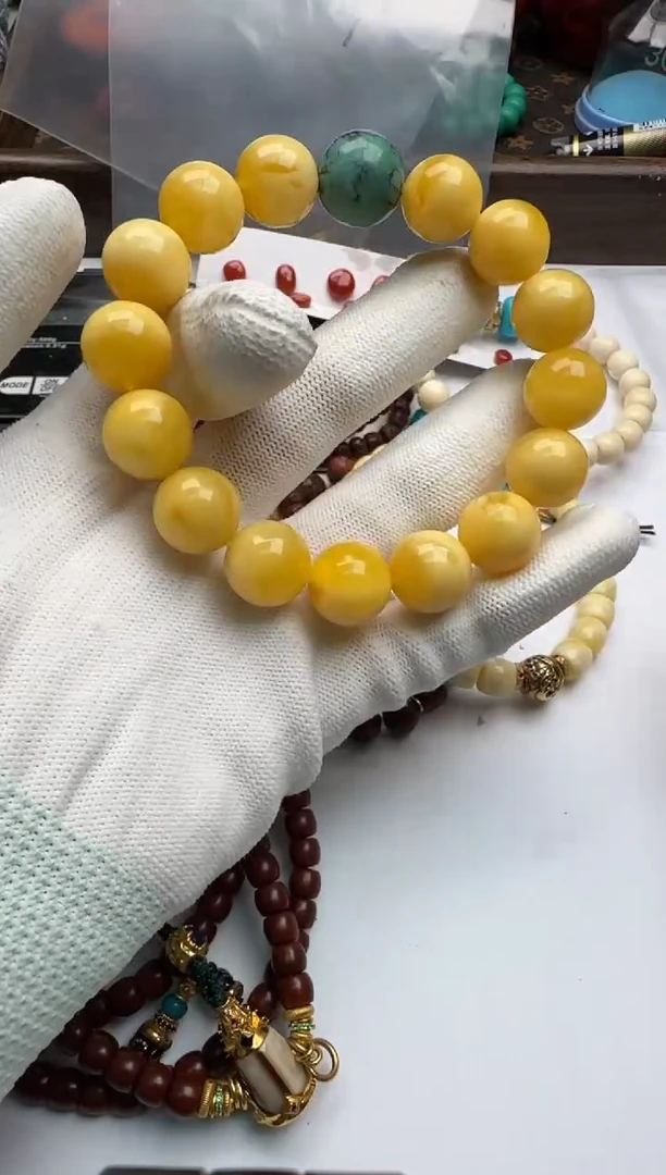 手链蜜蜡未镶嵌蜜蜡