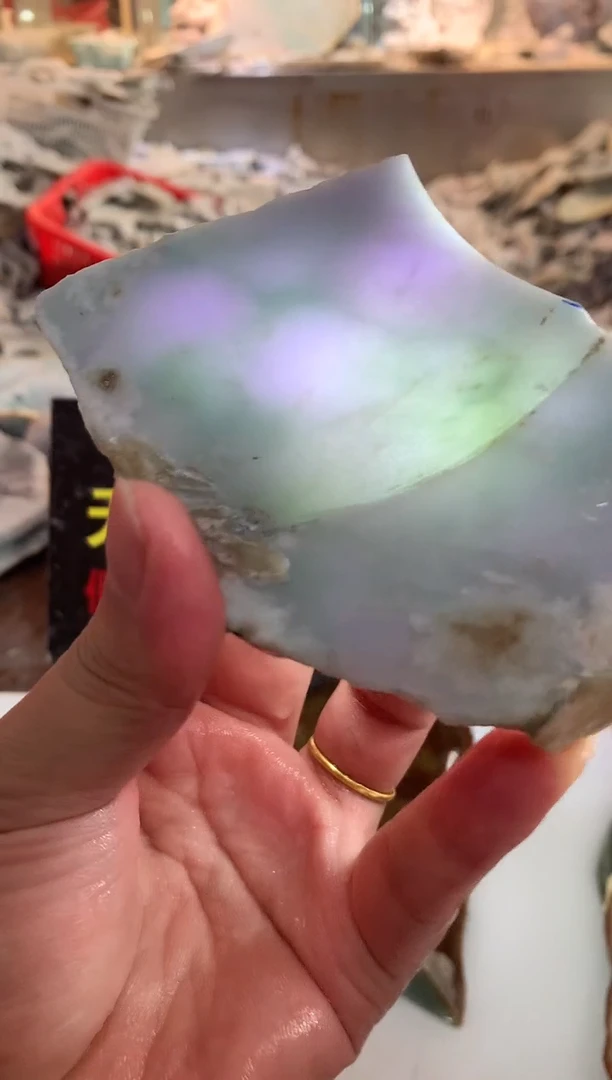 裸石翡翠0朱0翡翠珠宝829